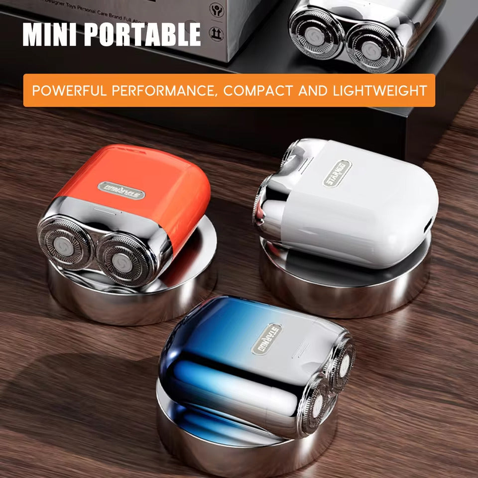 Magnetic Double Blade Mini Shaver Compact & Powerful