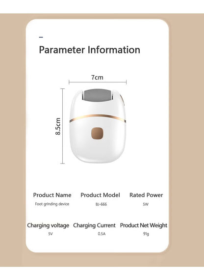 Soft Step Pro Rechargeable Electric Callus Remover with LED Light