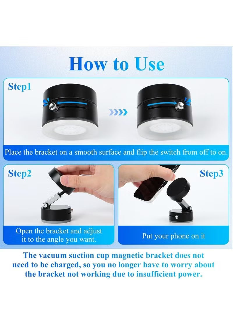 Hold Mate Pro Magnetic Car Phone Holder with One-Hand Use