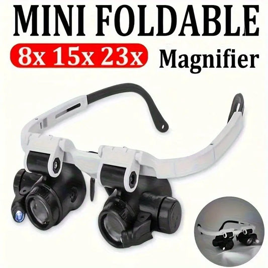 Clear View 3-in-1 Multi-Power Magnification Glasses
