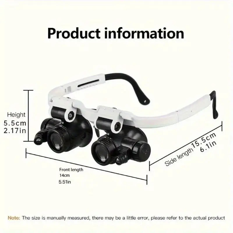 Clear View 3-in-1 Multi-Power Magnification Glasses