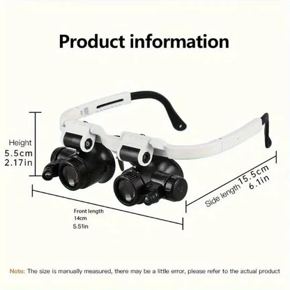 Clear View 3-in-1 Multi-Power Magnification Glasses