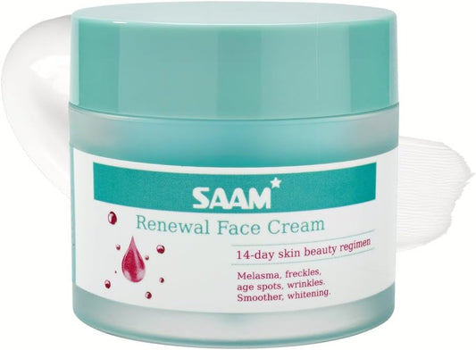 SAAM Renewal Face Cream Anti Aging Moisturizer For Radiant Skin