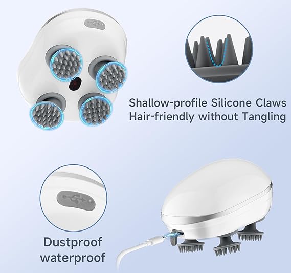 Electric Scalp Massager Relaxing Head & Hair Care Device