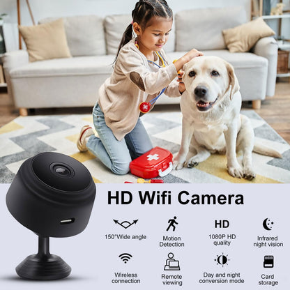2K Ultra HD Mini Spy Camera Portable Wireless Security Device