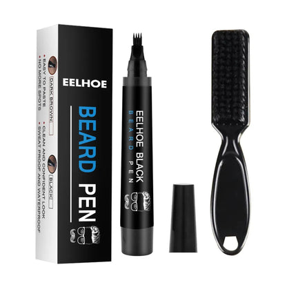 Beard Max Pro  Waterproof Beard Filler Pen Kit with Brush for a Fuller Look
