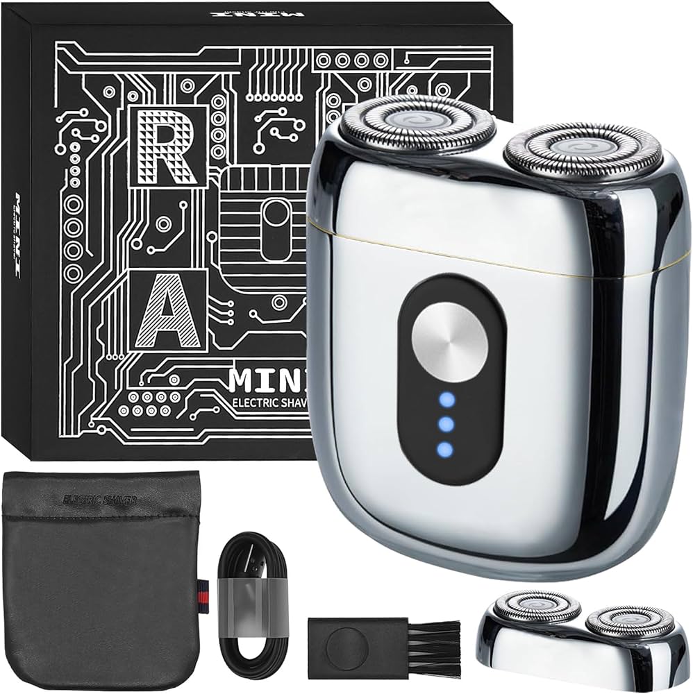 Magnetic Double Blade Mini Shaver Compact & Powerful