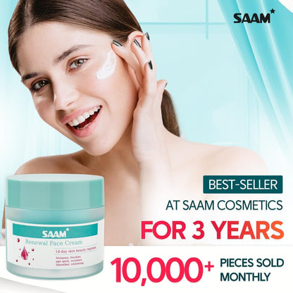 SAAM Renewal Face Cream Anti Aging Moisturizer For Radiant Skin