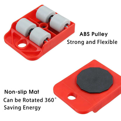 Move Mate  Easy Furniture Lifter & Roller Kit for Effortless Shifting
